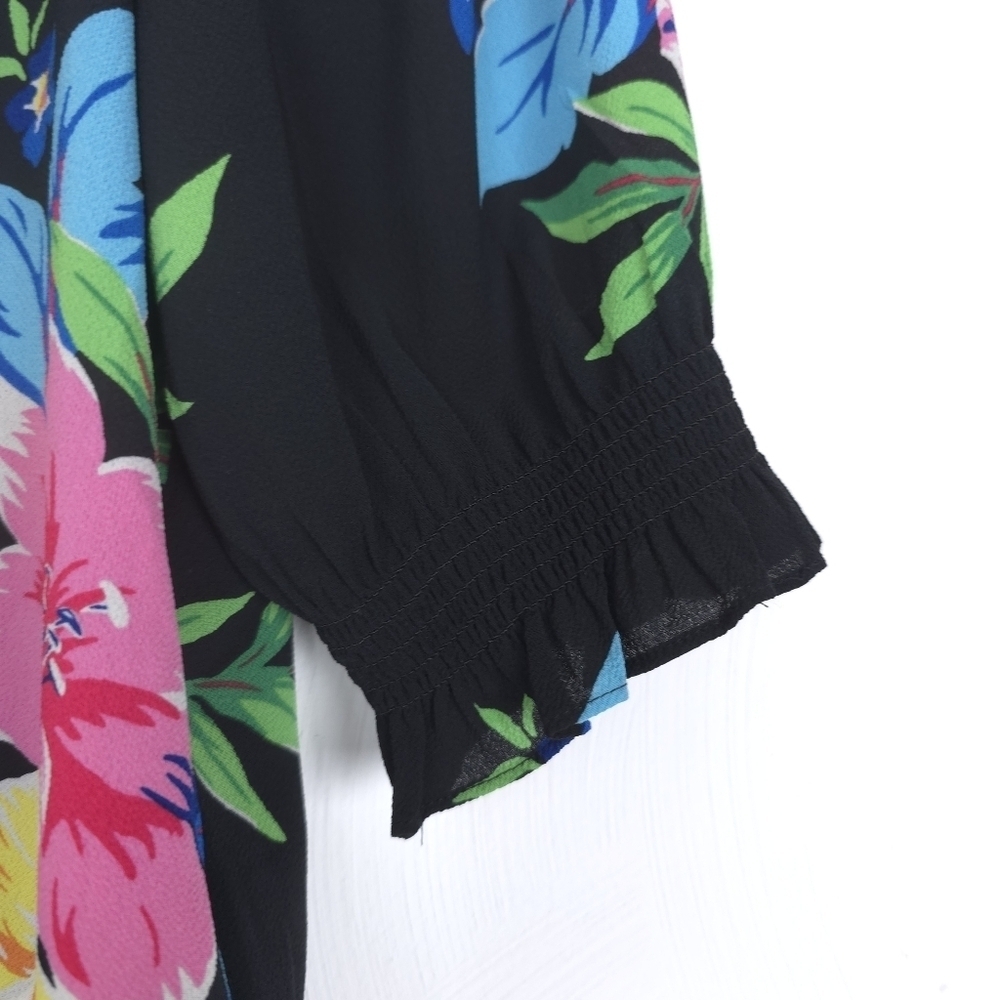 Lauren Ralph Lauren floral ruffle-trim blouse XXS - Picture 4 of 10